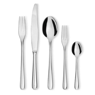 Alessi LCD01S5 Caccia steel cutlery set 5 pieces cutlery - Buy now on ShopDecor - Discover the best products by ALESSI design