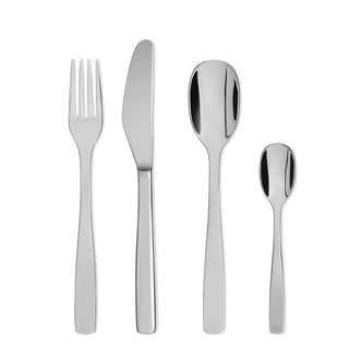 Alessi AJM22S24 KnifeForkSpoon steel cutlery set 24 pieces - Buy now on ShopDecor - Discover the best products by ALESSI design