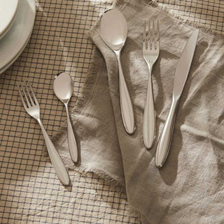 Alessi SG38S5 Mami steel cutlery set 5 pieces - Buy now on ShopDecor - Discover the best products by ALESSI design