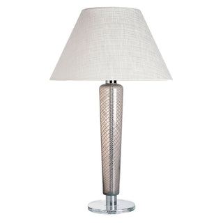 Carlo Moretti Faro table lamp grey and white in Murano glass - Buy now on ShopDecor - Discover the best products by CARLO MORETTI design