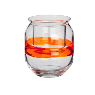 Carlo Moretti Lumina candlestick orange in Murano glass h 10 cm - Buy now on ShopDecor - Discover the best products by CARLO MORETTI design