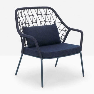 Pedrali Panarea 3679 lounge armchair with cushion for outdoor use - Buy now on ShopDecor - Discover the best products by PEDRALI design