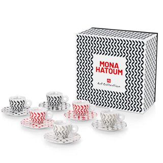 Illy Art Collection Mona Hatoum set 6 espresso coffee cups - Buy now on ShopDecor - Discover the best products by ILLY design