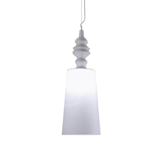 Karman Alì e Babà suspension lamp diam. 35 cm. Karman White linen - Buy now on ShopDecor - Discover the best products by KARMAN design