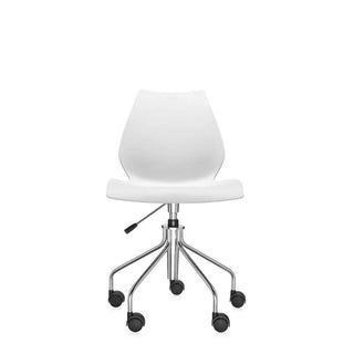 Kartell Maui swivel chair Kartell Zinc white 2M - Buy now on ShopDecor - Discover the best products by KARTELL design