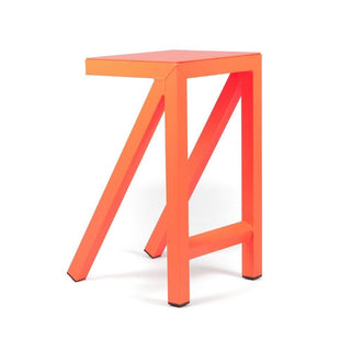 Magis Bureaurama medium stool h. 62 cm. Magis Fluorescent orange 5266 - Buy now on ShopDecor - Discover the best products by MAGIS design