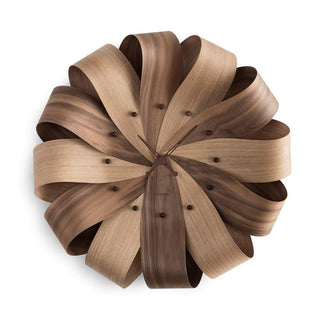 Nomon Brisa Mixto wall clock diam. 52 cm. Walnut - Buy now on ShopDecor - Discover the best products by NOMON design