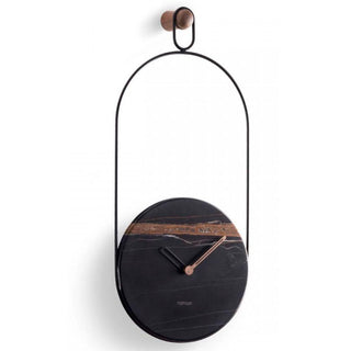 Nomon Eslabón wall clock black Sahara Noir - Buy now on ShopDecor - Discover the best products by NOMON design
