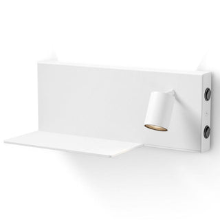 Panzeri Jay wall lamp LED with left shelf by Studio Tecnico Panzeri - Buy now on ShopDecor - Discover the best products by PANZERI design