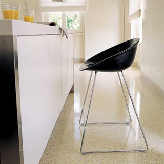 Pedrali Gliss 902 stool with sled base and seat H.65 cm. - Buy now on ShopDecor - Discover the best products by PEDRALI design