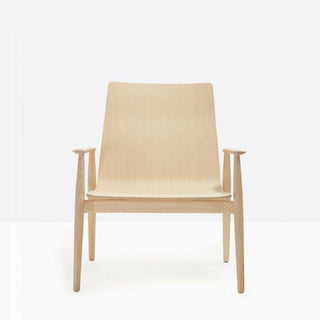 Pedrali Malmo 299 Relax lounge chair in ash wood - Buy now on ShopDecor - Discover the best products by PEDRALI design