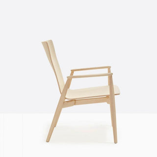 Pedrali Malmo 299 Relax lounge chair in ash wood - Buy now on ShopDecor - Discover the best products by PEDRALI design