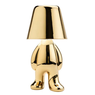 Qeeboo Golden Brothers Tom portable LED table lamp - Buy now on ShopDecor - Discover the best products by QEEBOO design