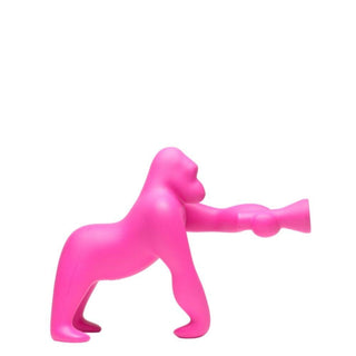 Qeeboo Kong XS Lamp in the shape of a gorrilla Qeeboo Fuxia - Buy now on ShopDecor - Discover the best products by QEEBOO design