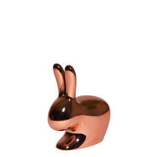 Qeeboo Rabbit Chair Baby Metal Finish Copper - Buy now on ShopDecor - Discover the best products by QEEBOO design