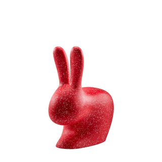 Qeeboo Rabbit Chair Dots in the shape of a rabbit Red - Buy now on ShopDecor - Discover the best products by QEEBOO design