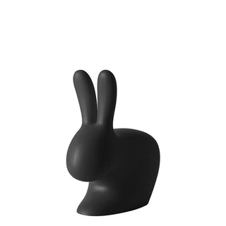Qeeboo Rabbit Chair in the shape of a rabbit Black - Buy now on ShopDecor - Discover the best products by QEEBOO design