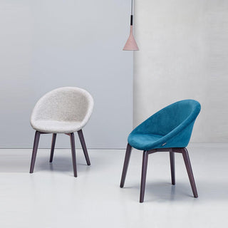 Scab Natural Giulia Pop chair natural beech legs and fabric seat - Buy now on ShopDecor - Discover the best products by SCAB design