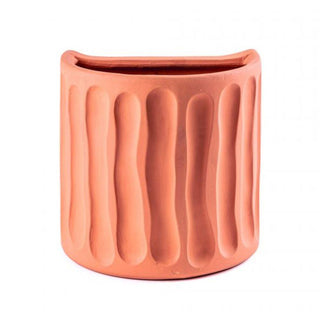 Seletti Magna Graecia Dorico terracotta wall vase 25x16 cm. - Buy now on ShopDecor - Discover the best products by SELETTI design