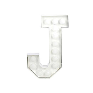Seletti Vegaz Letter J white - Buy now on ShopDecor - Discover the best products by SELETTI design