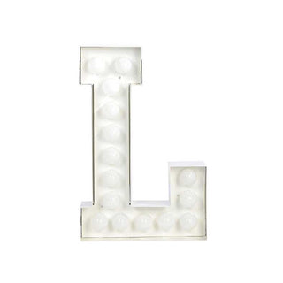 Seletti Vegaz Letter L white - Buy now on ShopDecor - Discover the best products by SELETTI design