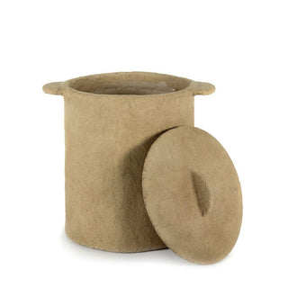 Serax Earth pot with lid brown - Buy now on ShopDecor - Discover the best products by SERAX design