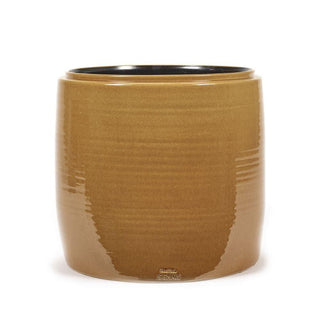 Serax Glazed Shades large round flower pot honey - Buy now on ShopDecor - Discover the best products by SERAX design