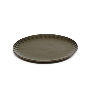 Serax Inku plate M diam. 21 cm. green - Buy now on ShopDecor - Discover the best products by SERAX design