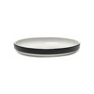 Serax Passe-partout low plate glazed black diam. 18 cm. - Buy now on ShopDecor - Discover the best products by SERAX design