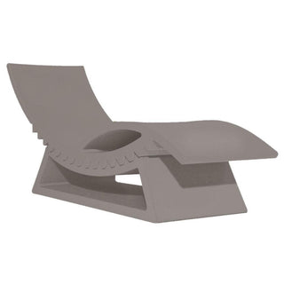 Slide Tic Tac Chaise longue Polyethylene by Marco Acerbis Dove grey - Buy now on ShopDecor - Discover the best products by SLIDE design