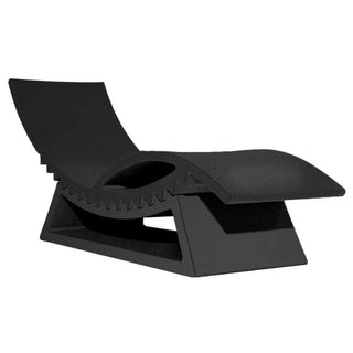 Slide Tic Tac Chaise longue Polyethylene by Marco Acerbis Slide Jet Black FH - Buy now on ShopDecor - Discover the best products by SLIDE design