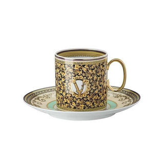 Versace meets Rosenthal Barocco Mosaic cup & saucer tall - Buy now on ShopDecor - Discover the best products by VERSACE HOME design