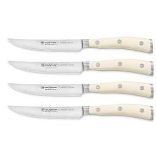 Wusthof Classic Ikon set 4 steak knives crème - Buy now on ShopDecor - Discover the best products by WÜSTHOF design